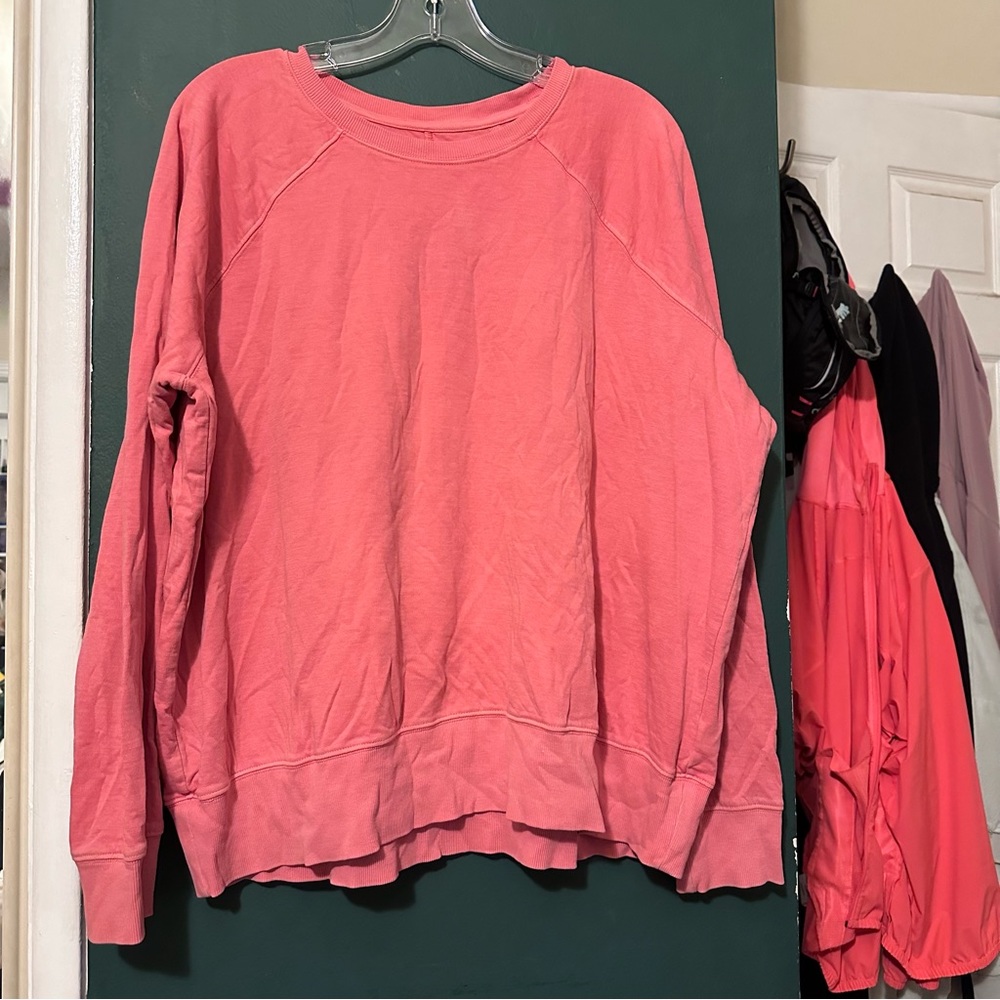 Athleta Coral Sweatshirt